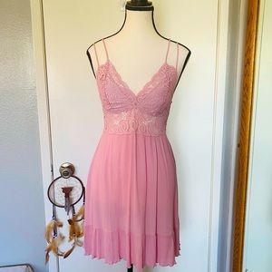 PINK Victoria’ Secret Crochet Lace Dress